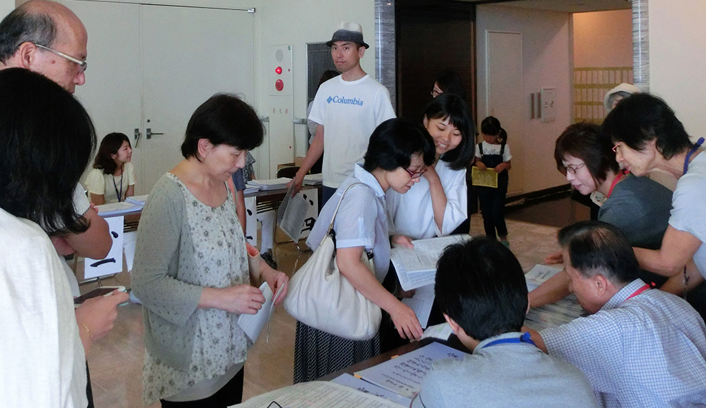 第51回-滋賀県硬筆作品展覧会 大会の様子