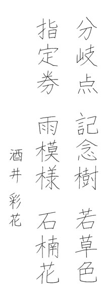 酒井彩花