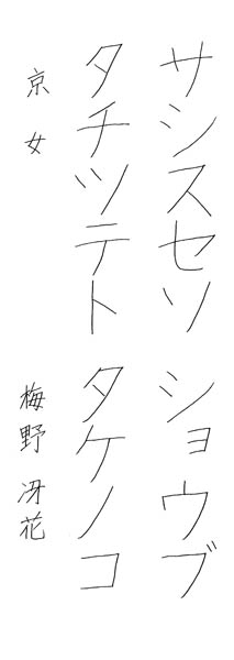 梅野冴花